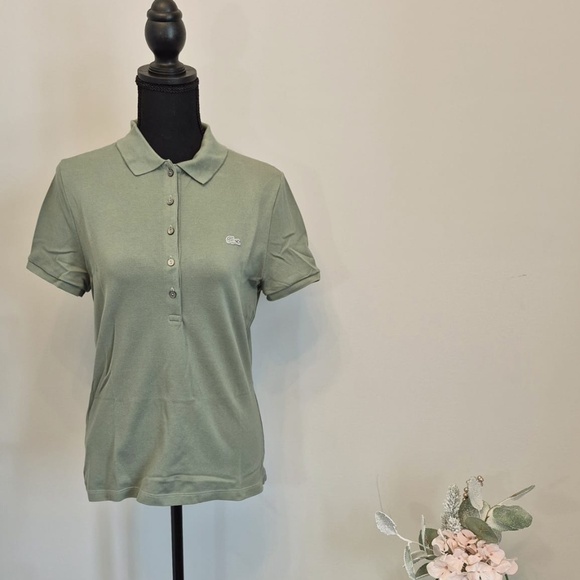 Lacoste Green Women's Polo Shirt - Picture 1 of 3